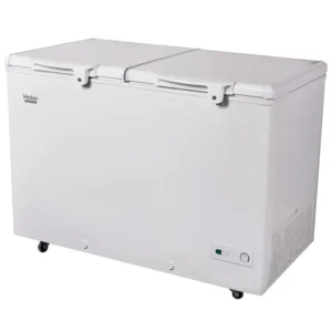 Haier Deep Freezer Double Door 385 Liter (15 CF) Inverter | HDF-385I | White