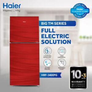 Haier HRF-346 EPB-EPR-EPG E-Star Refrigerator 12 Cubic Feet With Official Warranty