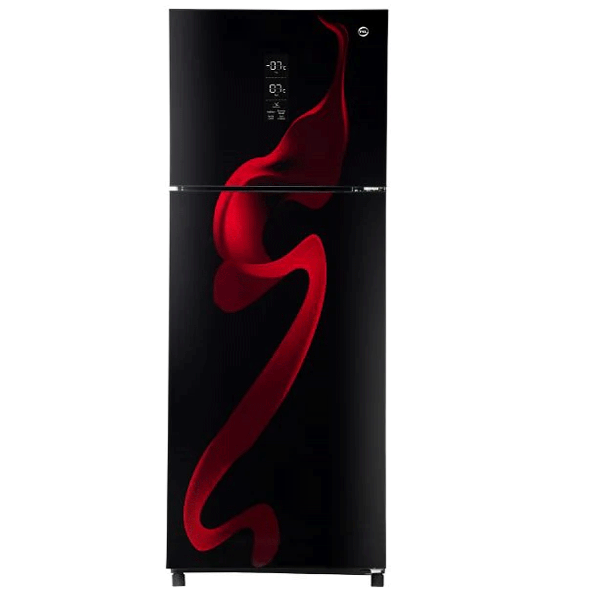 PEL PRINVOGDDT-6360 310L Digitron InverterOn Flat Glass Door Refrigerator