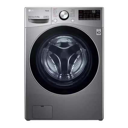 LG F0L9DGP2S 15 KG / 8 KG AI DD Front Load Washer Dryer with Steam & ThinQ