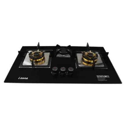 IZone IZN-3G-208 LPG 3 Burner Glass Kitchen Hob