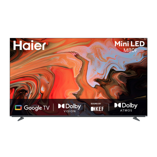 Haier H65M80FUX 65-Inch QD Mini LED 4K Google Smart TV