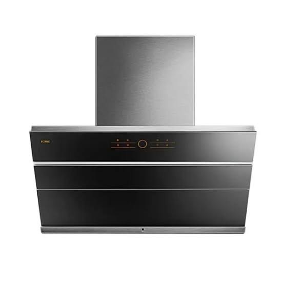 FOTILE JQG9009 Silver 90cm Kitchen Range Hood – O-TOUCH, Auto Turbo