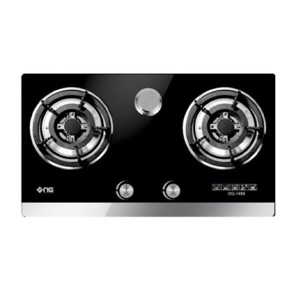 Nasgas DG-GN2 2 Burner Glass Kitchen Hob
